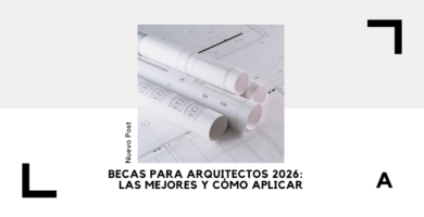 Becas para Arquitectos 2026: Las Mejores y Cómo Aplicar 2 Becas para Arquitectos