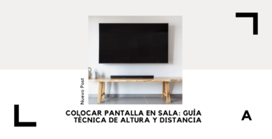 Colocar Pantalla en Sala: Guía Técnica de Altura y Distancia 6 Colocar Pantalla