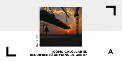 Rendimiento mano de obra