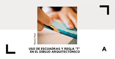 USO DE ESCUADRAS y Regla "T" en Dibujo Arquitectónico 2 escuadras y regla t