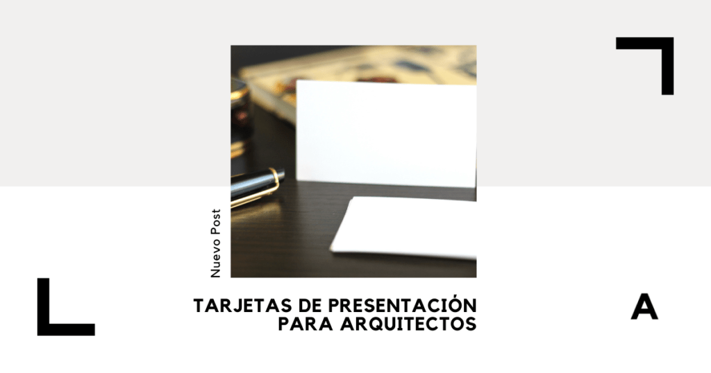 Tarjetas de presentación para Arquitectos