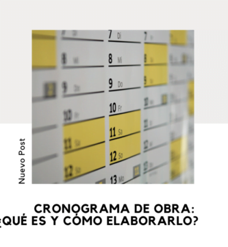 cronograma de obra