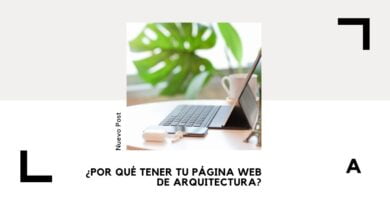 página web de arquitectura