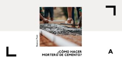 mortero de cemento
