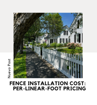 Fence Installation Cost