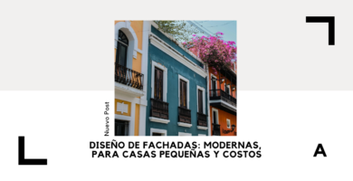 Diseño de Fachadas: Modernas, Para Casas Pequeñas y Costos 4 Diseño de Fachadas