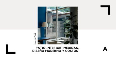 Patio Interior: Medidas, Diseño Moderno y Costos 6 Patio Interior