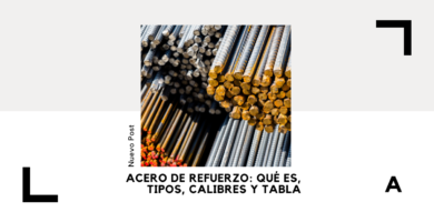 Acero de Refuerzo: Qué Es, Tipos, Calibres y Tabla 8 Acero de Refuerzo