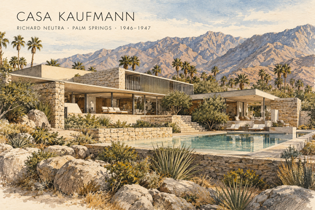 Casa Kaufmann de Richard Neutra: Arquitectura y Análisis 2 Casa Kaufmann