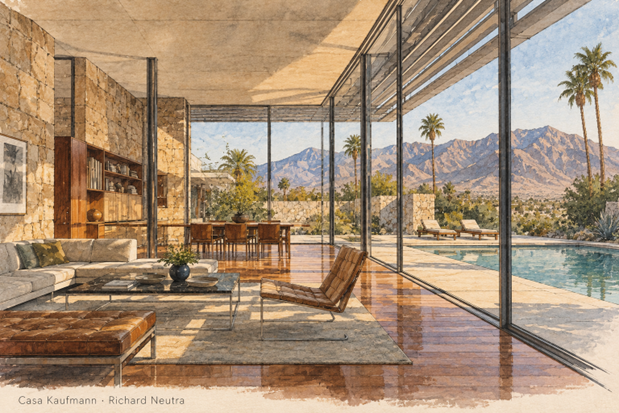 Casa Kaufmann de Richard Neutra: Arquitectura y Análisis 4 Casa Kaufmann
