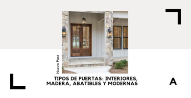Tipos de Puertas: Interiores, Madera, Abatibles y Modernas 10 Tipos de Puertas
