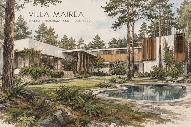 Villa Mairea: Análisis Arquitectónico y Características 2 Villa Mairea